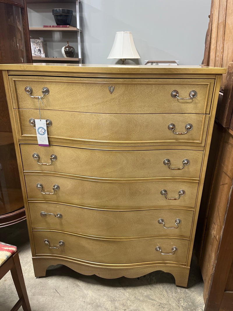 Bow Front Mid Century Chest of Drawers