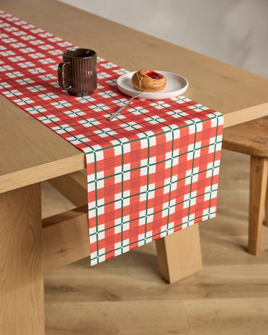 Geometry Table Runner - Yuletide