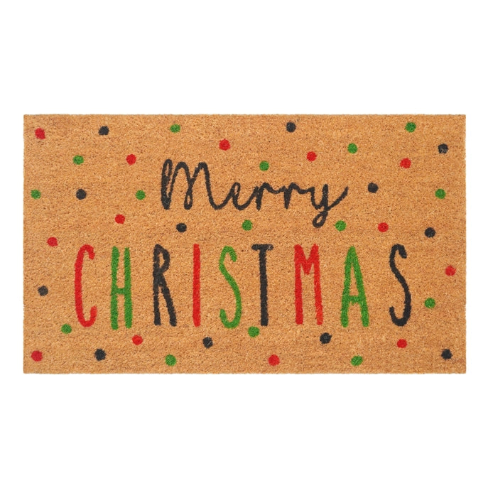 Festive Merry Christmas Doormat