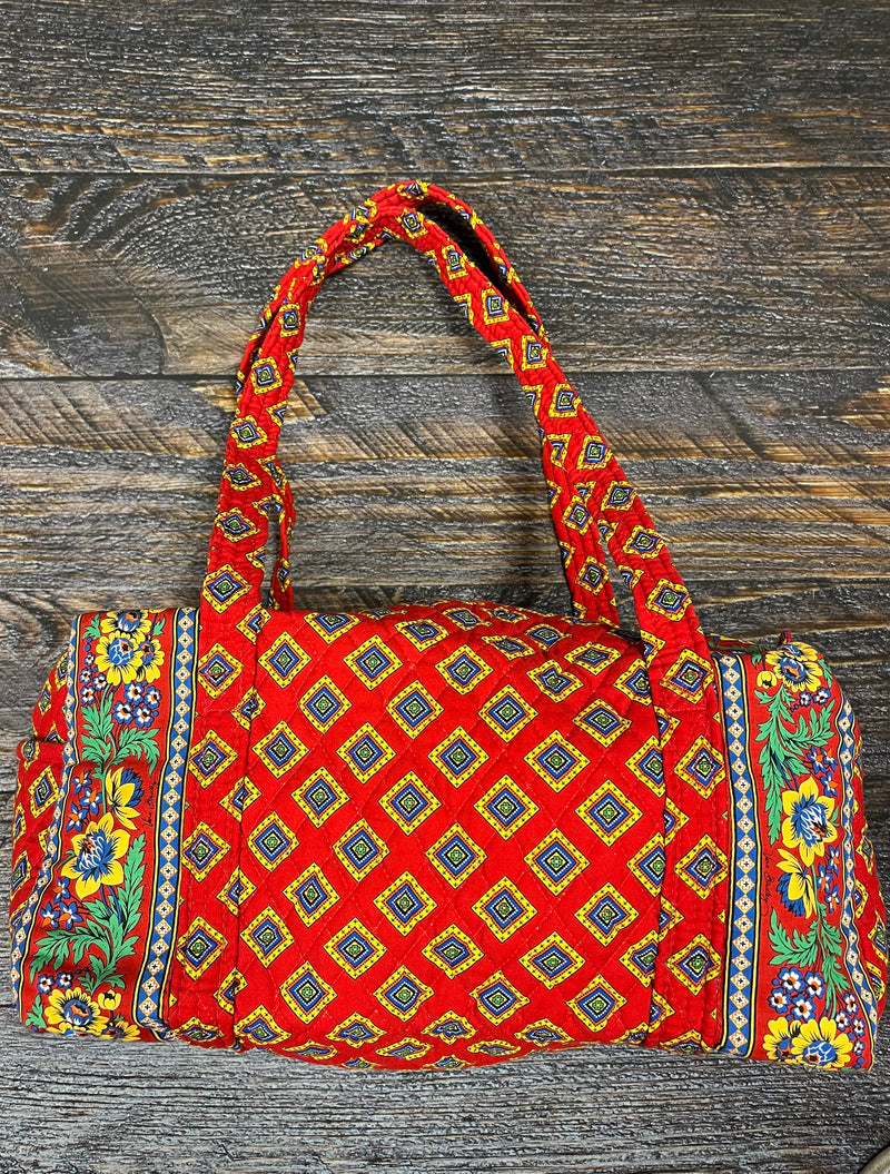 Vera Bradley Villa Red Duffel