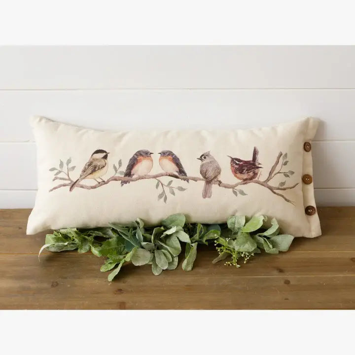 Birds On Branch Pillow