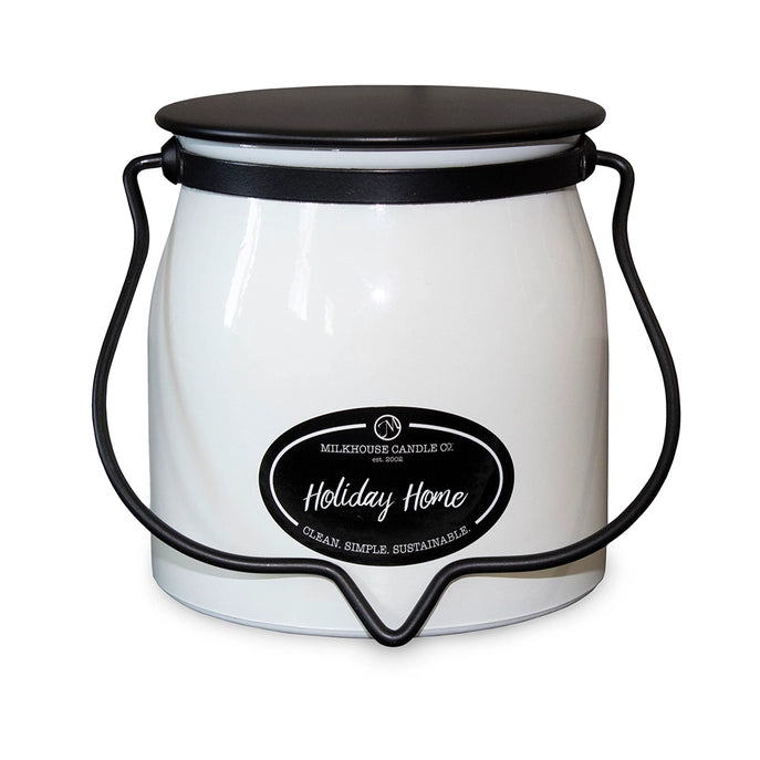 Milkhouse Butter Jar Candle - Holiday Home