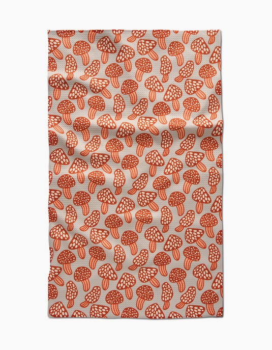 Geometry Tea Towel - Many Mushrooms