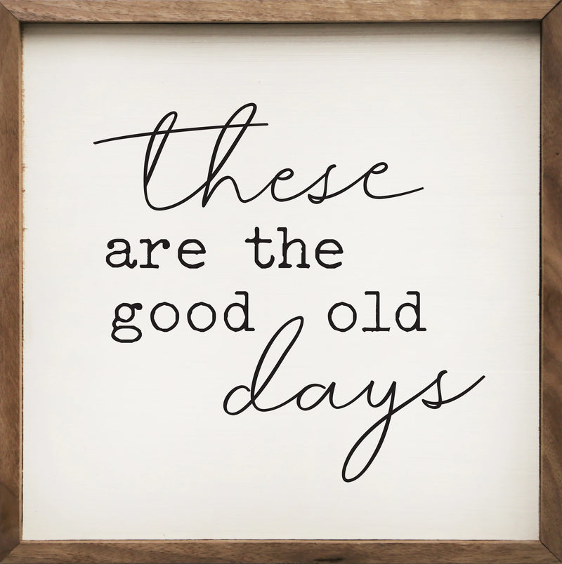 16x16 Good Old Days Framed Wall Decor