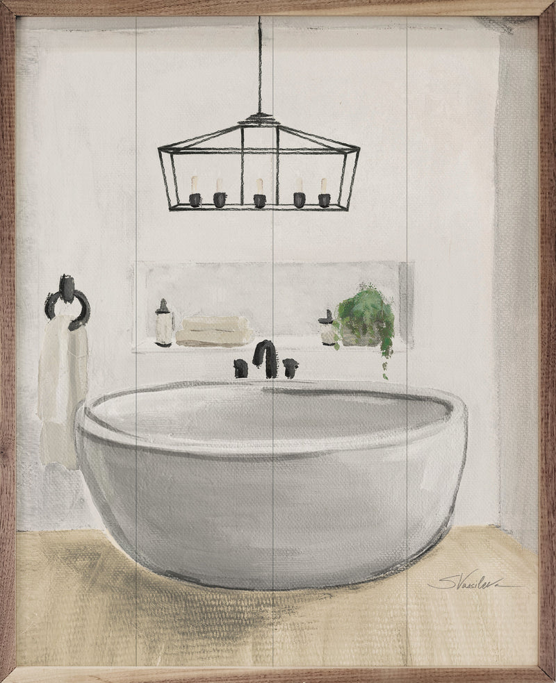 16X20 Attic Bathroom II Blonde