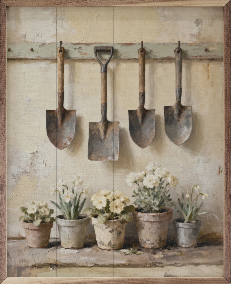 24x30 Potting Shed Framed Wall Decor