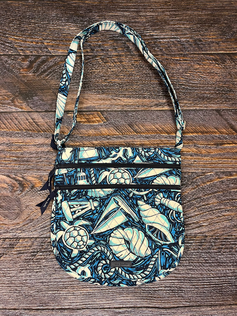 Vera Bradley Shore Enough Triple Zip Hipster Crossbody