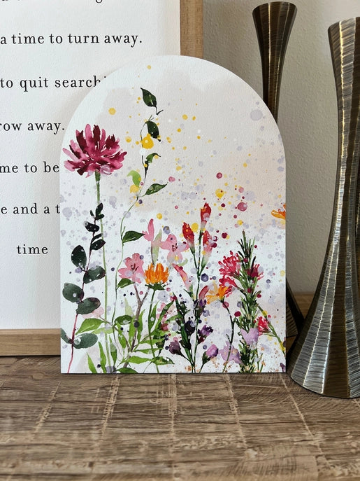 Summer Watercolor 1 Arch w/ Base