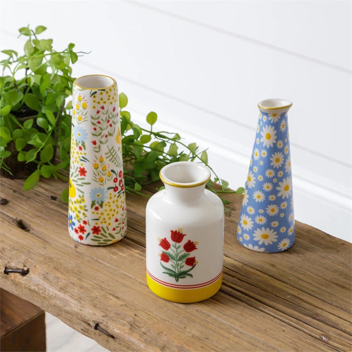 Scattered Petals Bud Vase