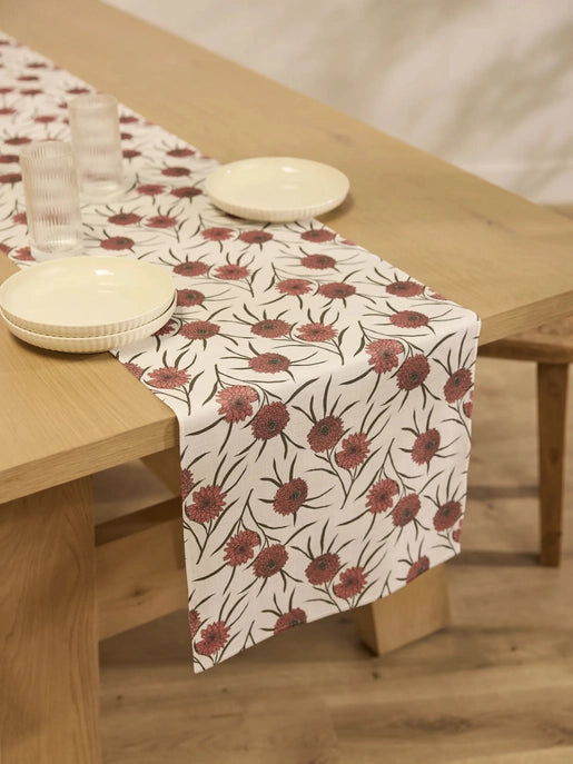Geometry Table Runner - Wild Dahlia