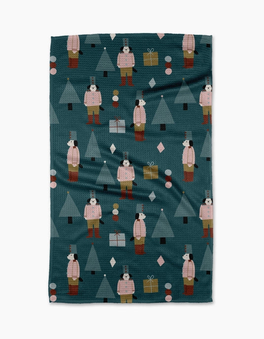 Geometry Tea Towel - Modern Nutcracker