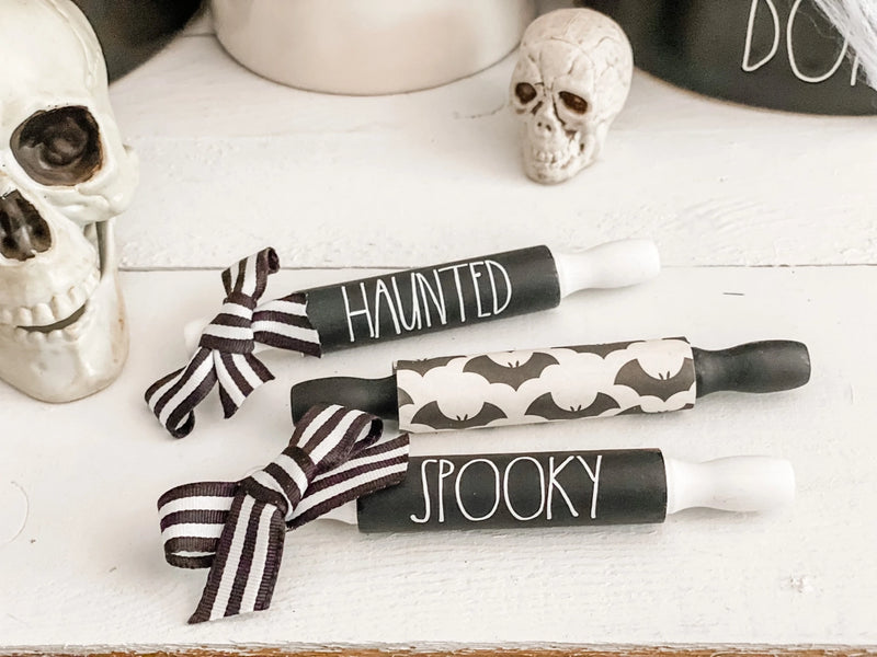Haunted Spooky Mini Rolling Pin Set