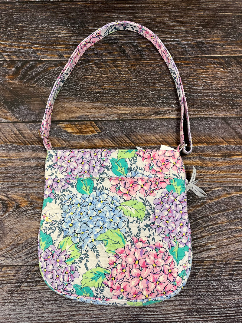 Vera Bradley Happy Hydrangeas Trip Zip Hipster Crossbody