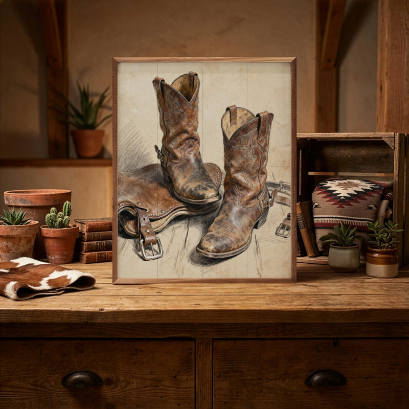 16x20 Worn and True Framed Wall Decor