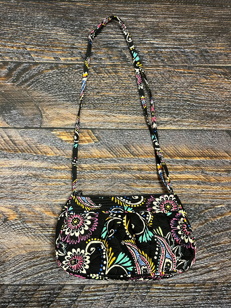 Vera Bradley Bandana Swirl Crescent Crossbody