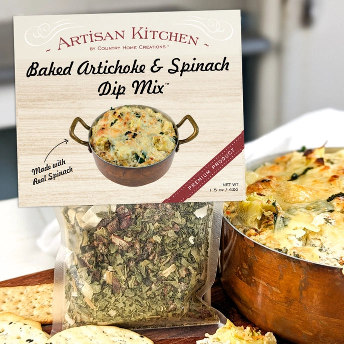 Artisan Kitchen Baked Artichokes & Spinach Dip Mix