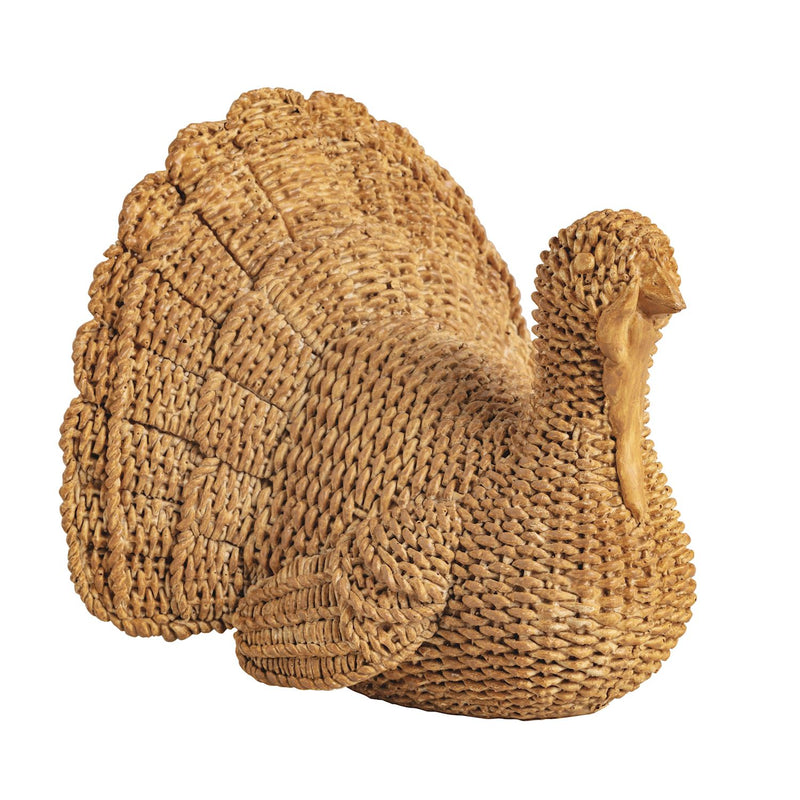 Wicker Look Resin Turkey