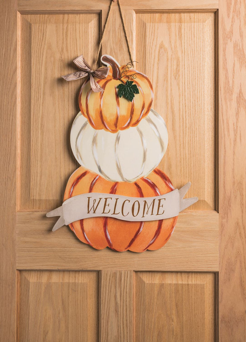 Pumpkin Stack Door Hanger
