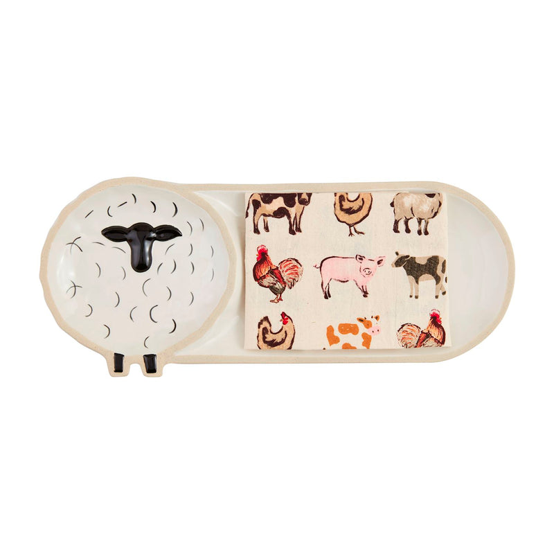 Farm Sheep Hostess Set