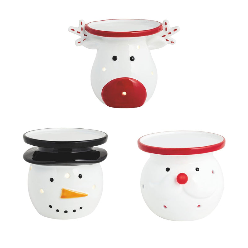 Christmas Light-Up Pillar Holder