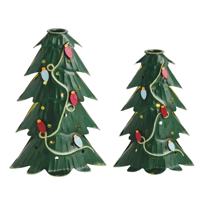 Light Up Tree Taper Holder