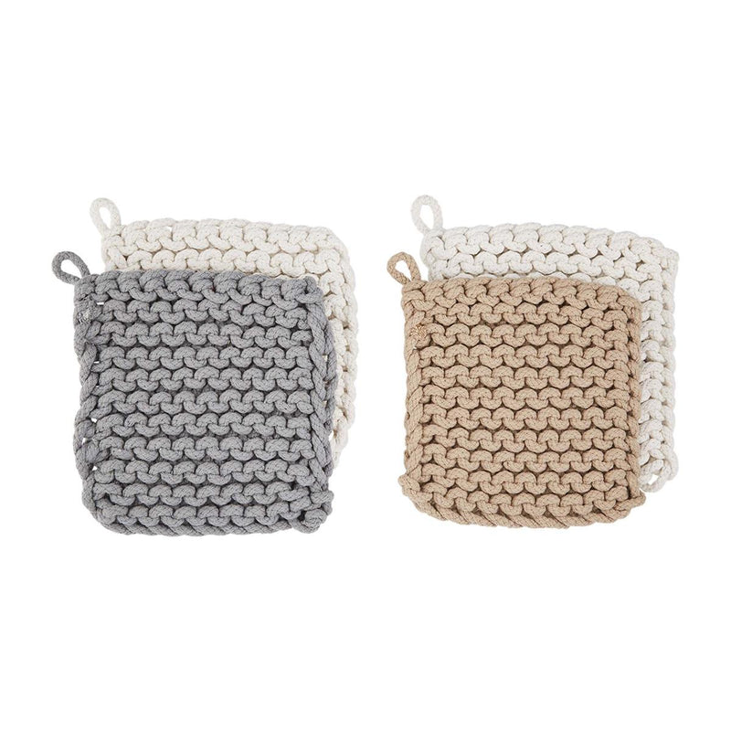 Set of 2 Crocheted Pot Holders
