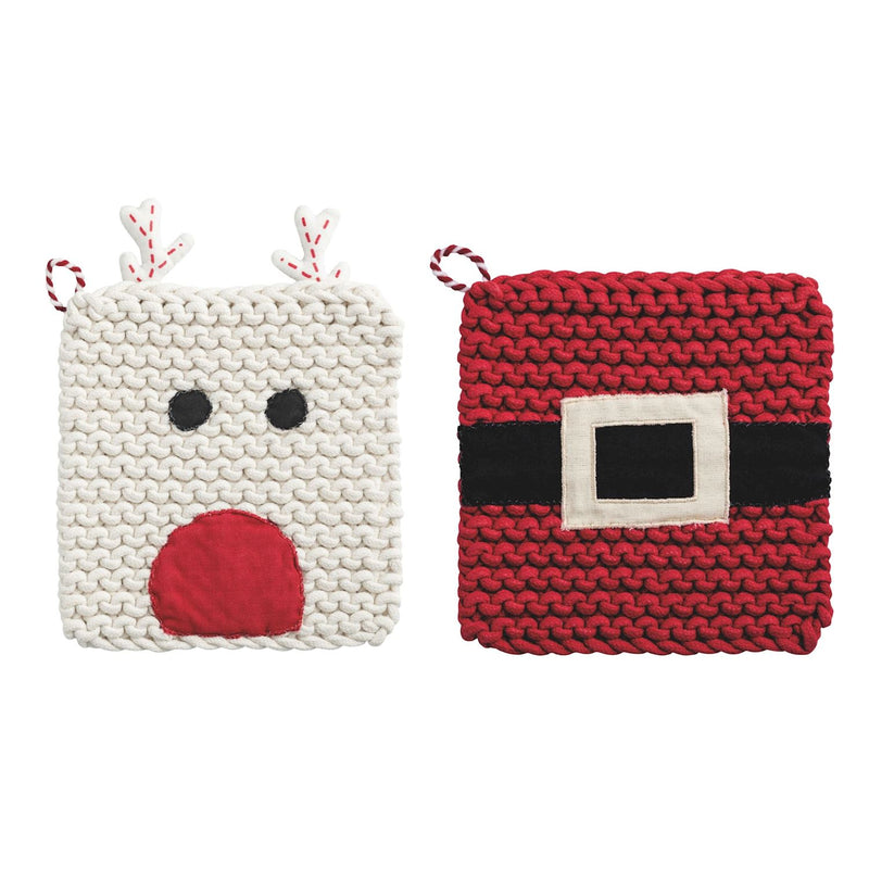 Christmas Crochet Pot Holder