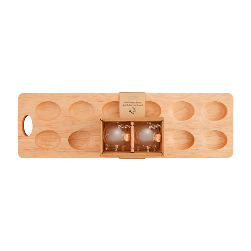 Reversible Deviled Egg & Serving Board Set