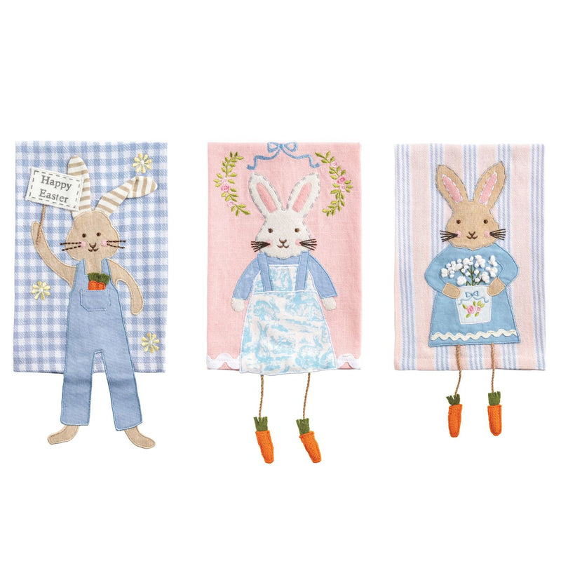 Bunny Dangle Leg Towel