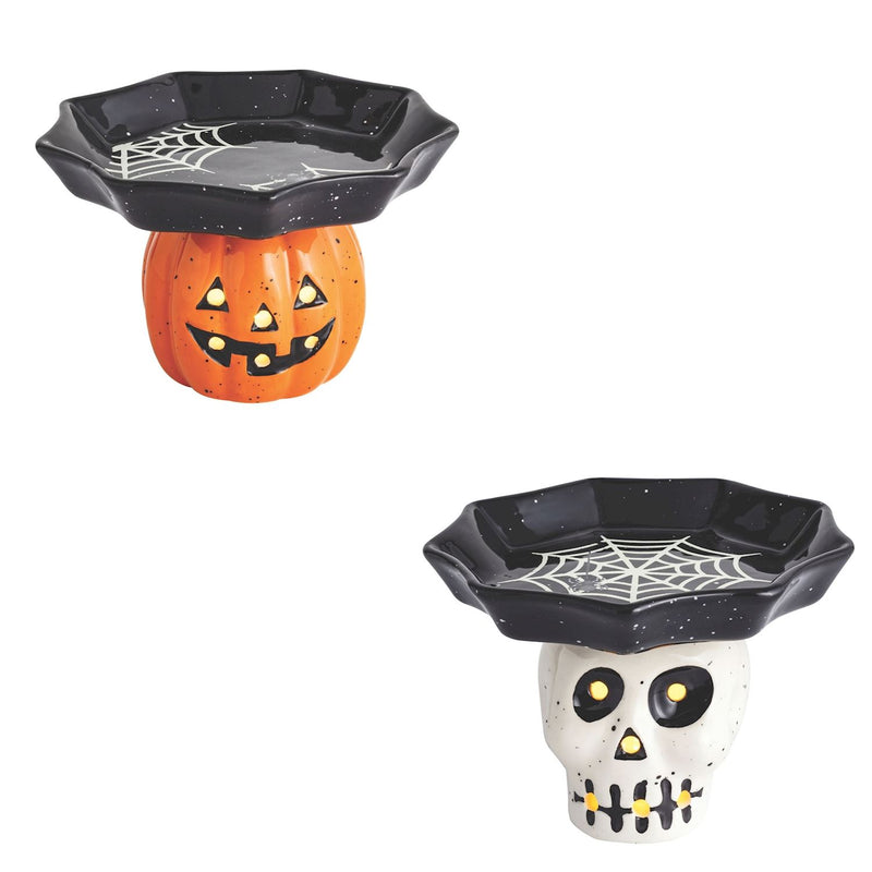 Pumpkin LED Candy Pedestal