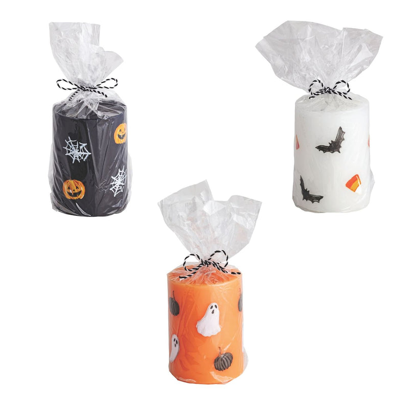 Halloween Pillar Candle