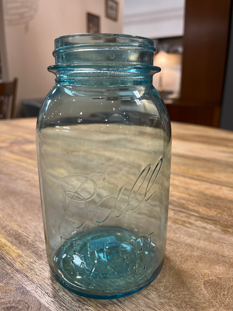 Vintage Blue Ball Mason Jar