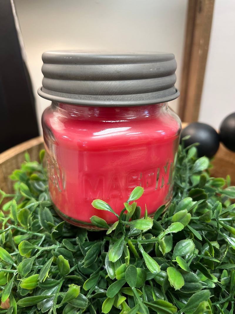 Mason Jar Scented Candle - Christmas Hearth