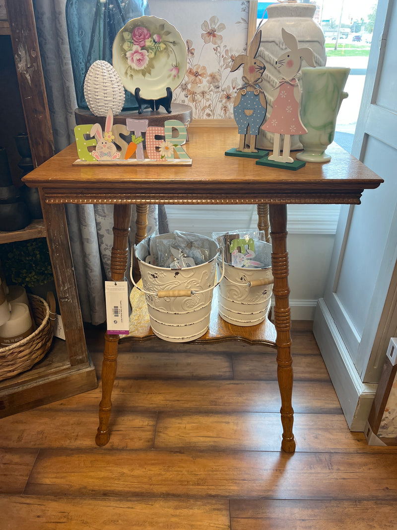 Square oak Table Antique NICE!