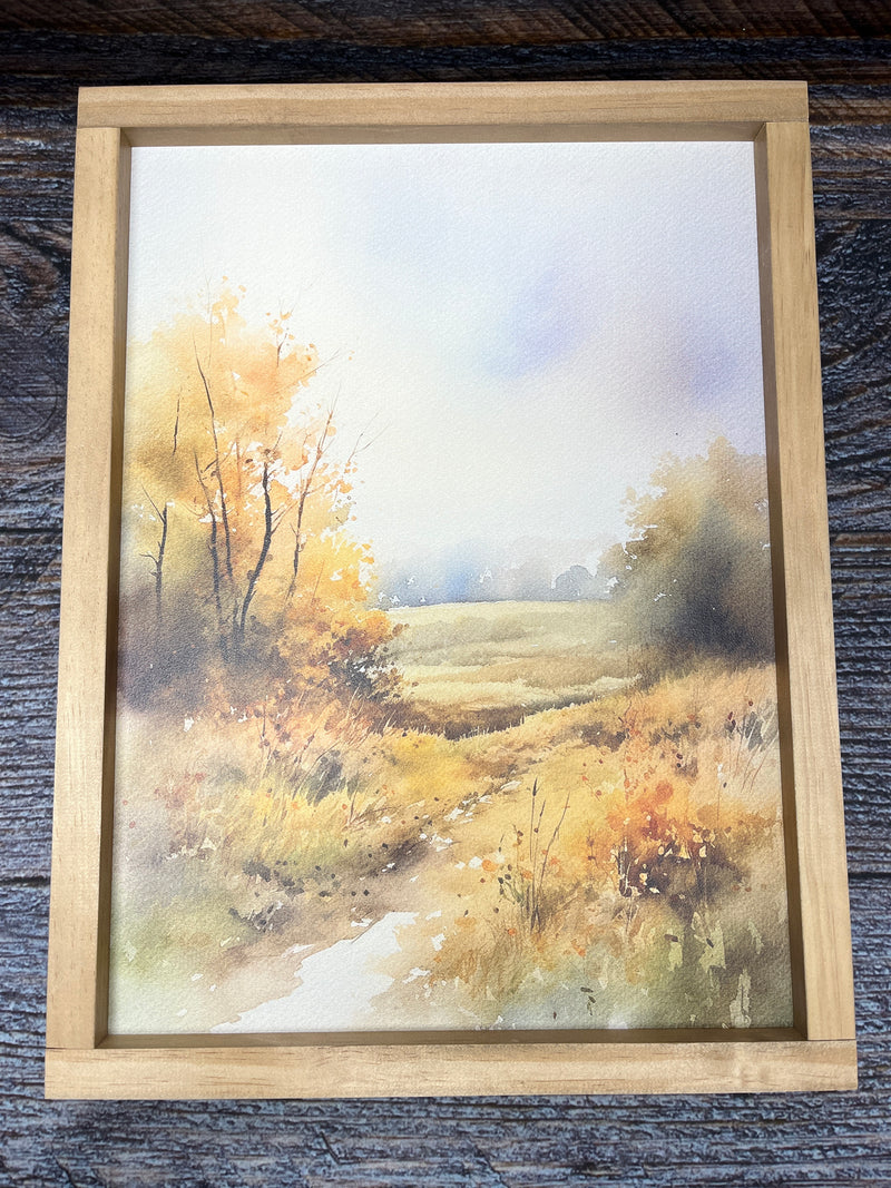 Autumn Watercolor 3 Framed Wall Decor