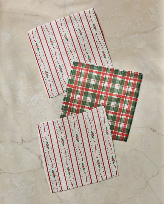 Geometry Dishcloth Set - Alpine Winters