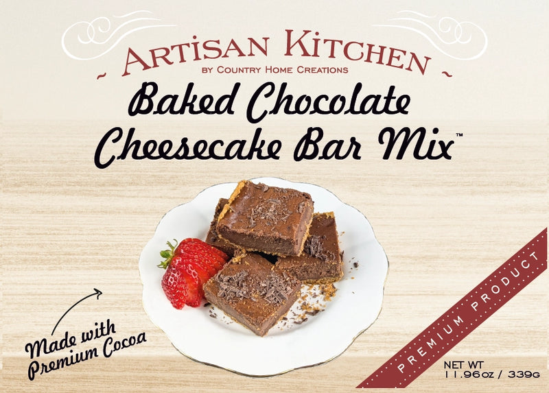 Artisan Kitchen Baked Chocolate Cheesecake Bar Mix
