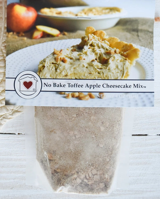 No Bake Toffee Apple Cheesecake Mix