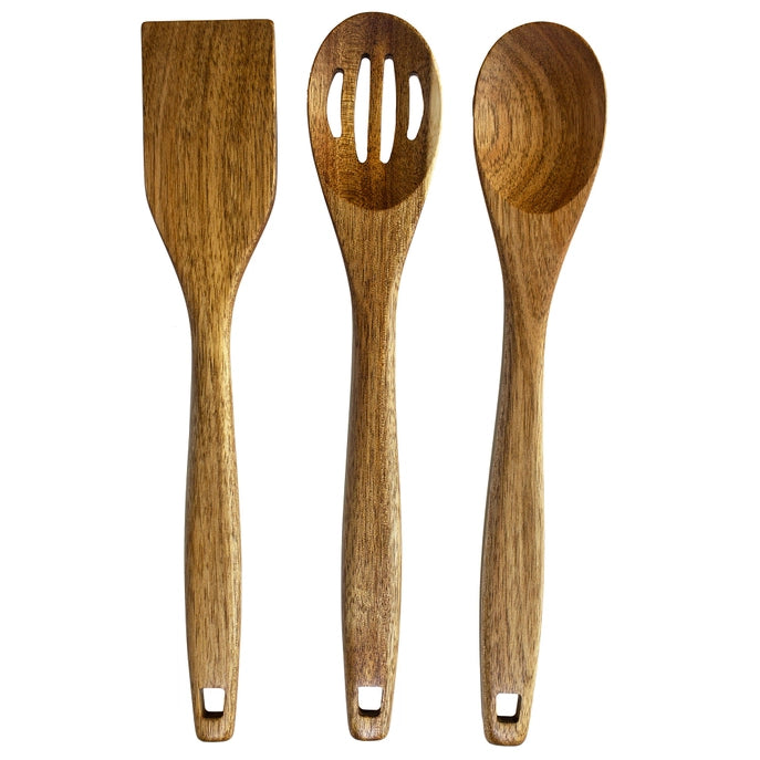 Acacia 3 Piece Utensil Set