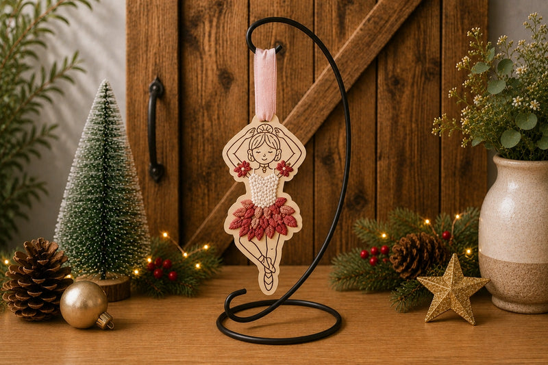 Wood Embroidery Kit - Ballerina