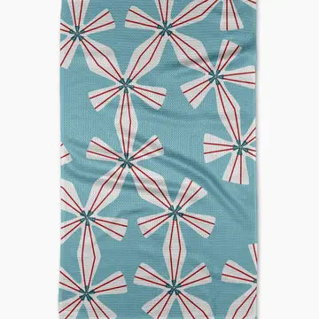 Geometry Tea Towel - Winter Snowflake