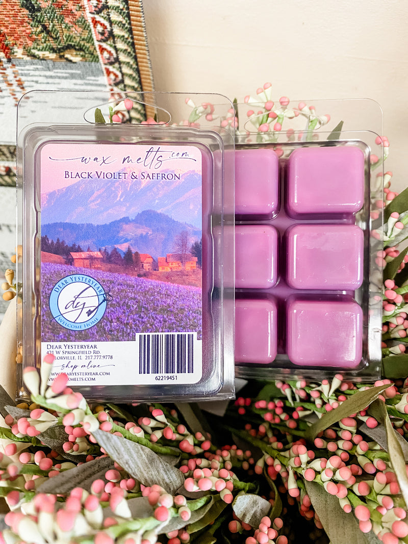 Black Violet & Saffron