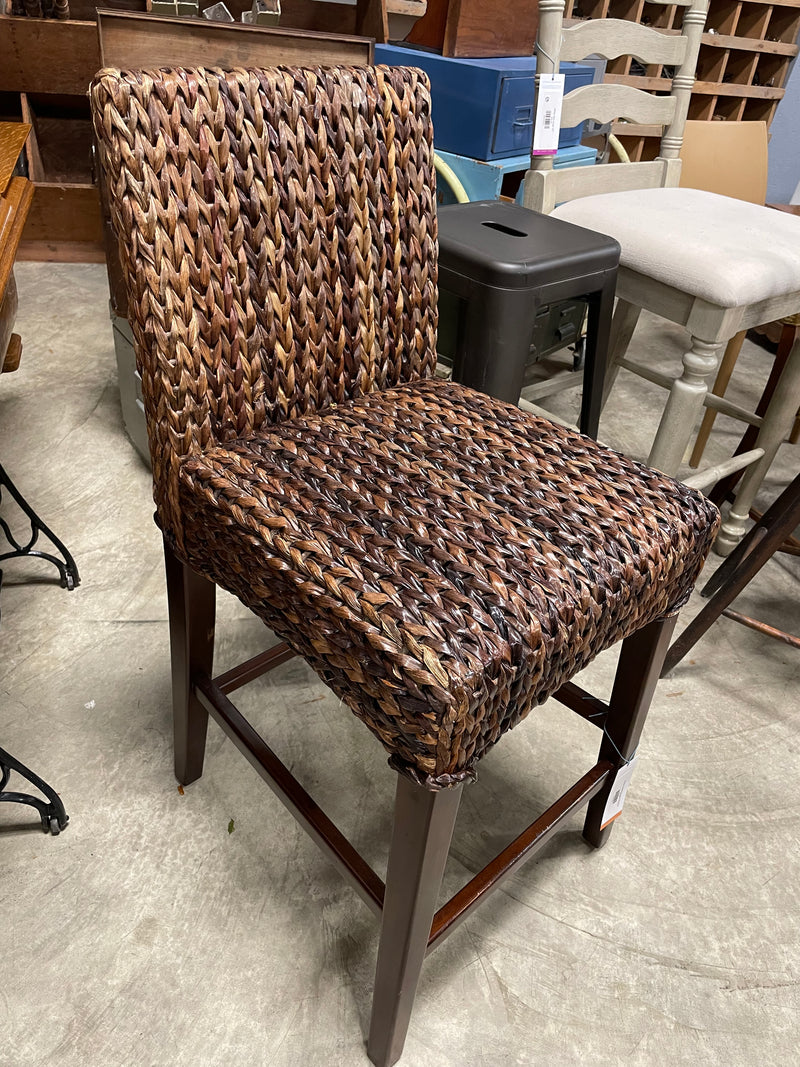 Woven Rattan/Seagrass Barstool