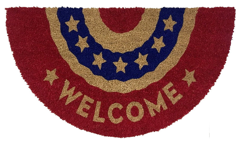 Patriotic Bunting Doormat