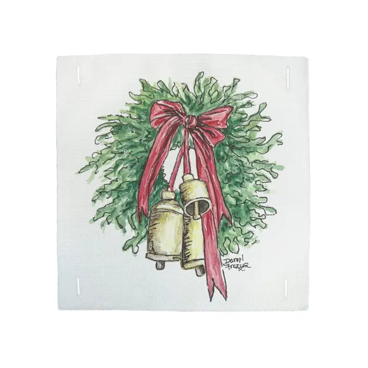 Daron's Wreath with Bells Square Swap