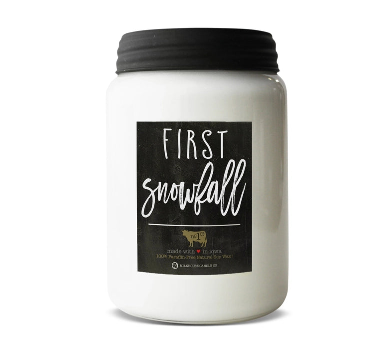 Milkhouse Farmhouse Jar Candle - First Snowfall