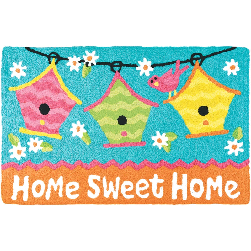 Birdhouses Jellybean® Rug 20" X 30"
