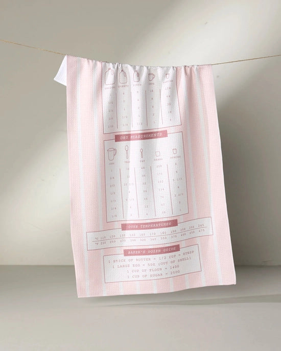 Geometry Tea Towel - Cheat Sheet