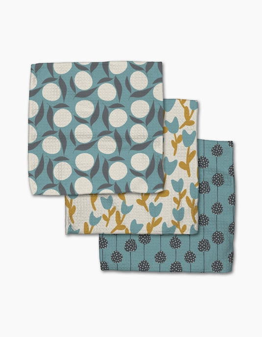 Geometry Dishcloth Set - Polka Dot Blooms