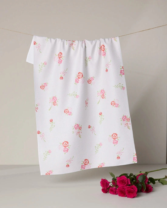 Geometry Tea Towel - Rosy Cheeks